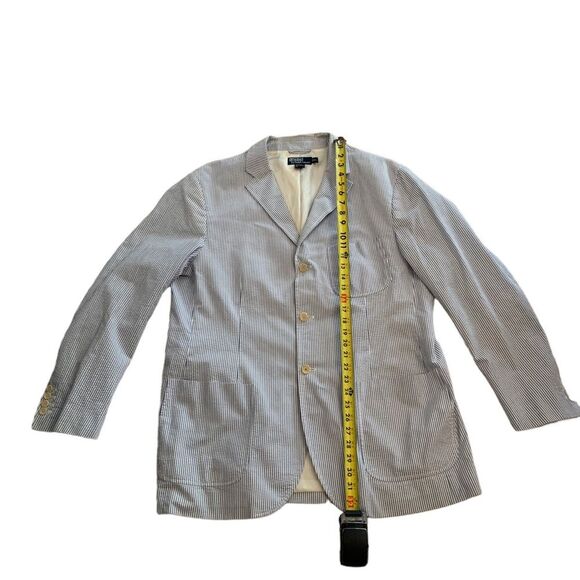 Ralph Lauren Men’s Pinstripe Seersucker Blazer. EUC size Extra Large - Picture 8 of 10